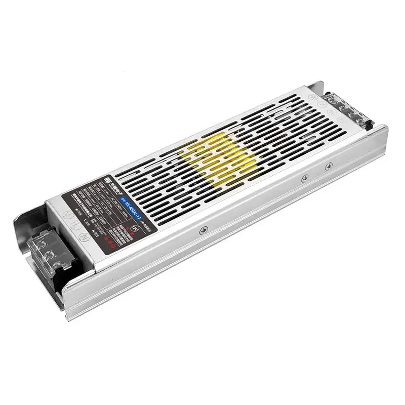 400W 12V 24V 25A 슬림 전원 공급 장치 무소음 LED 드라이버