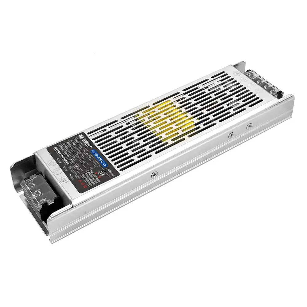 dc22A 12v 슬림 전원 공급 장치 무소음 300w LED 드라이버